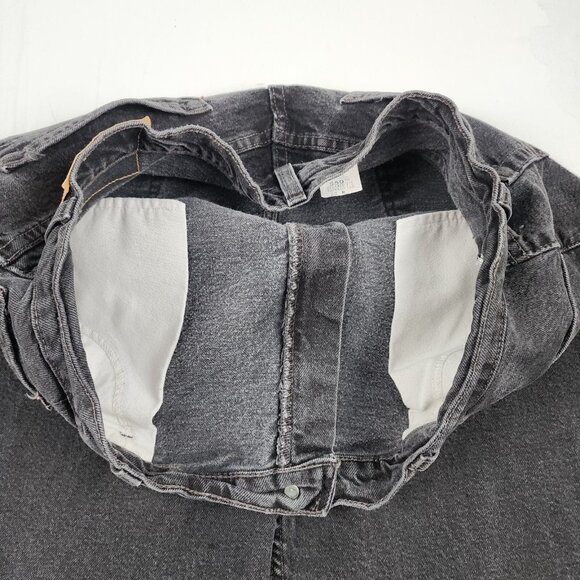 Levis 550 Jeans Womens 20M Black Relaxed Fit Tapered Leg Vintage 2000s Denim USA - Picture 4 of 10